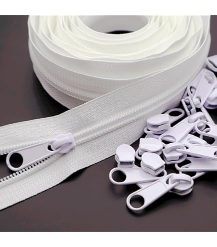 80 Cm 8 Fermeture éclair En Résine à Bout Ouvert Pour La Couture, Les Vestes, Les Manteaux, Les