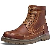 Jousen Mens Boots Casual Motorcycle Boot for Men Chukka Zipper Combat Botas Para Hombre Fashion