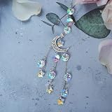 Yoosso Sun Catchers Moon Star Rainbow Crystal Window Ornament view 2