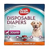 Simple Solution Disposable Dog Diapers, Female Dog
