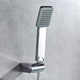 Ibergrif M20202 High Pressure Square Handheld Shower Head 1/2 in Chrome view 4