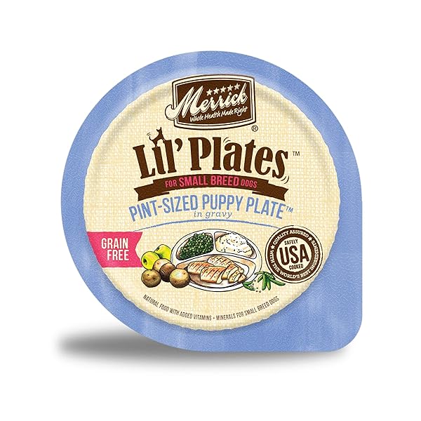 MERRICK LIL’ PLATES GRAIN FREE NATURAL WET DOG...
