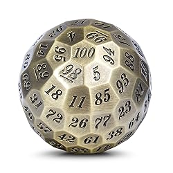 DNDND Metal Dice D100 Single 50mm 100 Sided