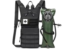 ATBP Insulated Water Hydration Pack Bag with 3L TPU Bladder Tactical Molle Hydration Backpack for Hiking Cycling Running