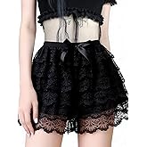 Women Y2k Lolita Bloomers Ruffle Frilly Gothic Shorts Layered Pumpkin Bottoms Party Cosplay Pettipants