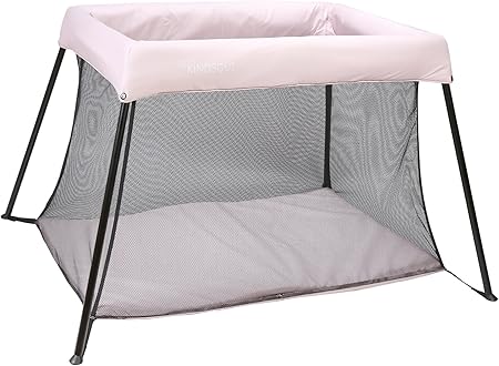 Kindsgut Parc Bebe Pliable Convient Comme Lit De Voyage Matelas Et Sac De Transport Inclus Rose Pale Amazon Fr Bebes Puericulture