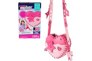 Cool Maker, Sweetheart Handbag Kit, Design a Faux Leather Shoulder Bag, Arts and Crafts Kit, Kids Toys for Girls Ages 6 and u