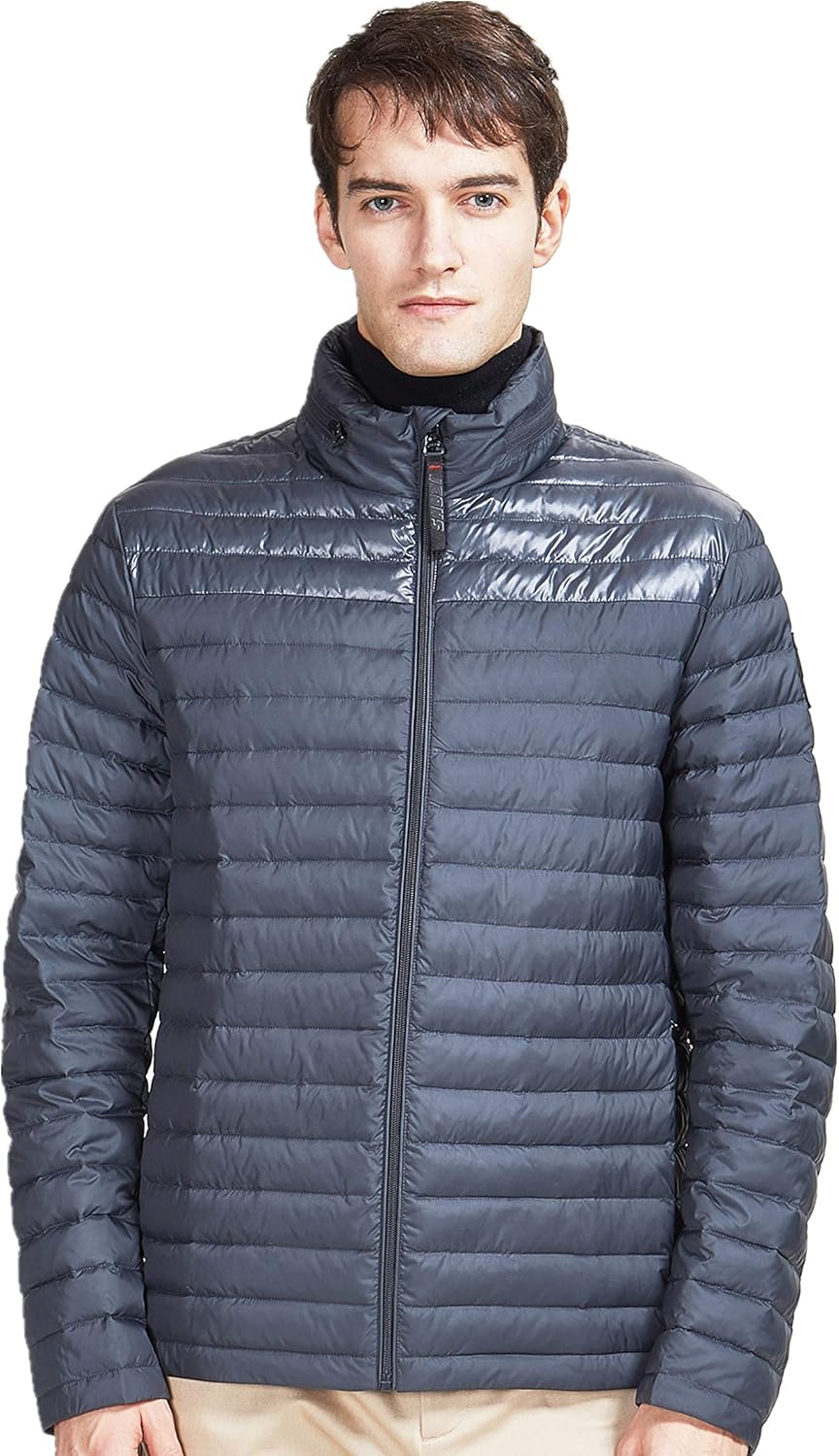 TIGER FORCE Winter Puffer Jacket for Men Hooded Quilted Active Coats Cotton Padded Outerwear Snowjacket Autumn at  Men’s Clothing store