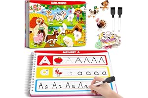 Coogam Montessori Preschool Learning Activities for Toddler Girls Age 3-5, Busy Book with Tracing & Handwriting Practice, Educational Autism Sensory Travel Toys for Girls Birthday Gifts
