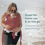 Koala Babycare Baby Sling Easy to Wear Ergonomic Support Bordeaux up to 9 kg view 9