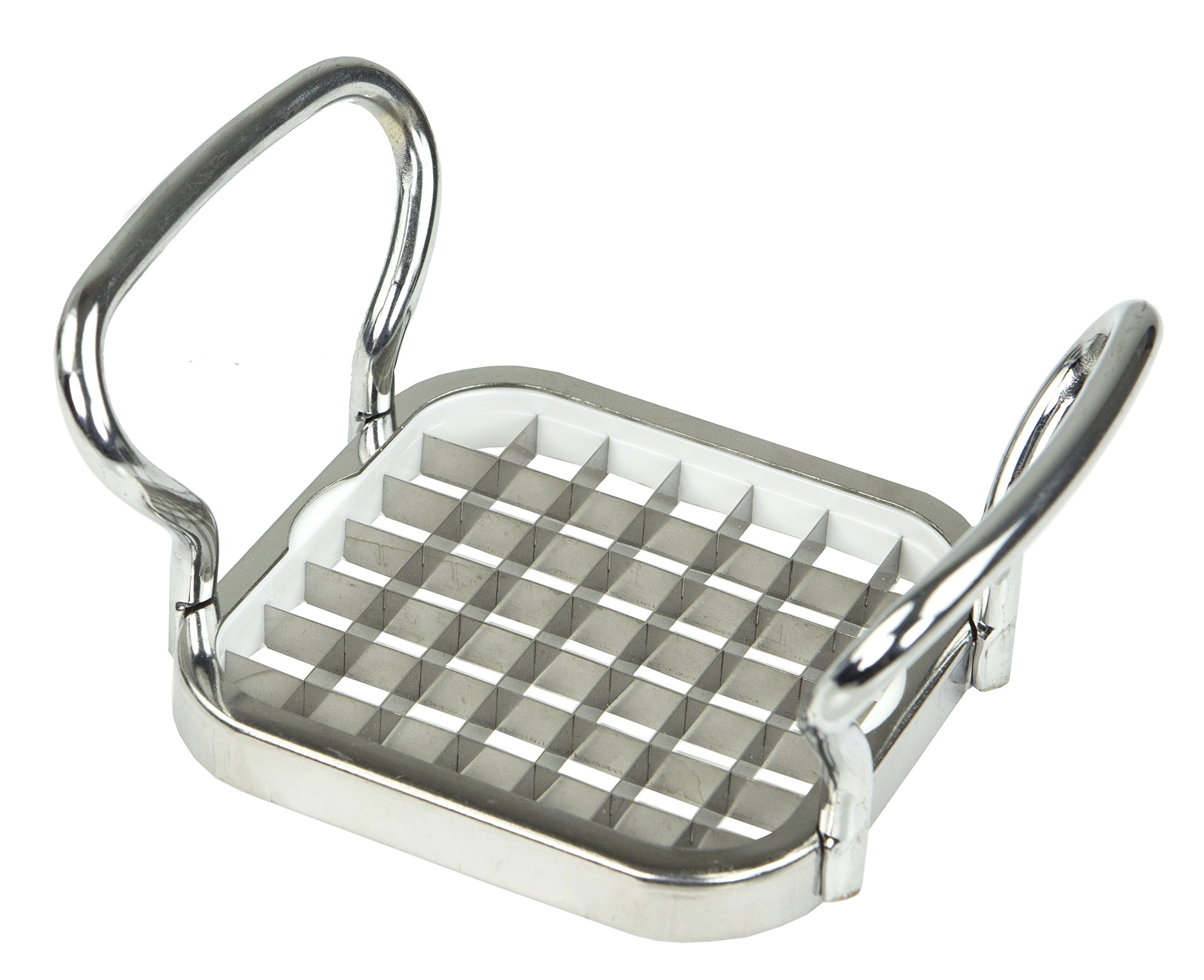 Photo 1 of French Fry Cutter By Home Basics, French Fry Cutter Stainless Steel French Fry Slicer | With Easy Grip Handles,Silver