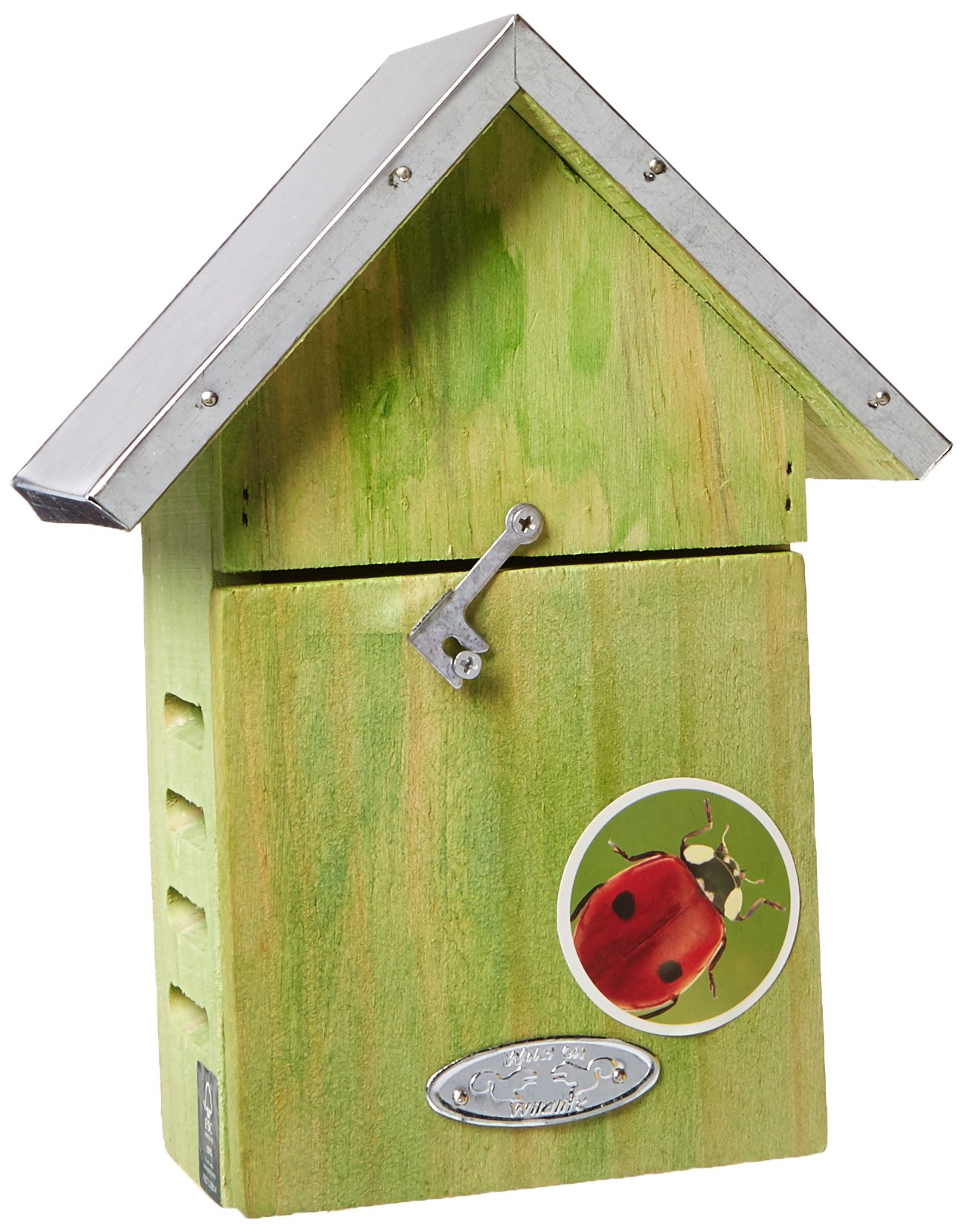 Wild on Wildlife Esschert Design WA05 23 x 17 x 10cm Wood Lady Bird House - Natural