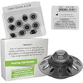Open 4.0 Dome Medium (0.35 inch=9mm) 10 Domes, Hearing Aid Domes Compatible with Phonak Audeo Marvel Paradise Lumity Accessories -1 Pack/10 Domes Total