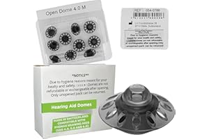 OTTO TECH Open 4.0 Dome Medium (0.35 inch=9mm) 10 Domes, Hearing Aid Domes Compatible with Phonak Audeo Marvel Paradise Lumity Accessories -1 Pack/10 Domes Total