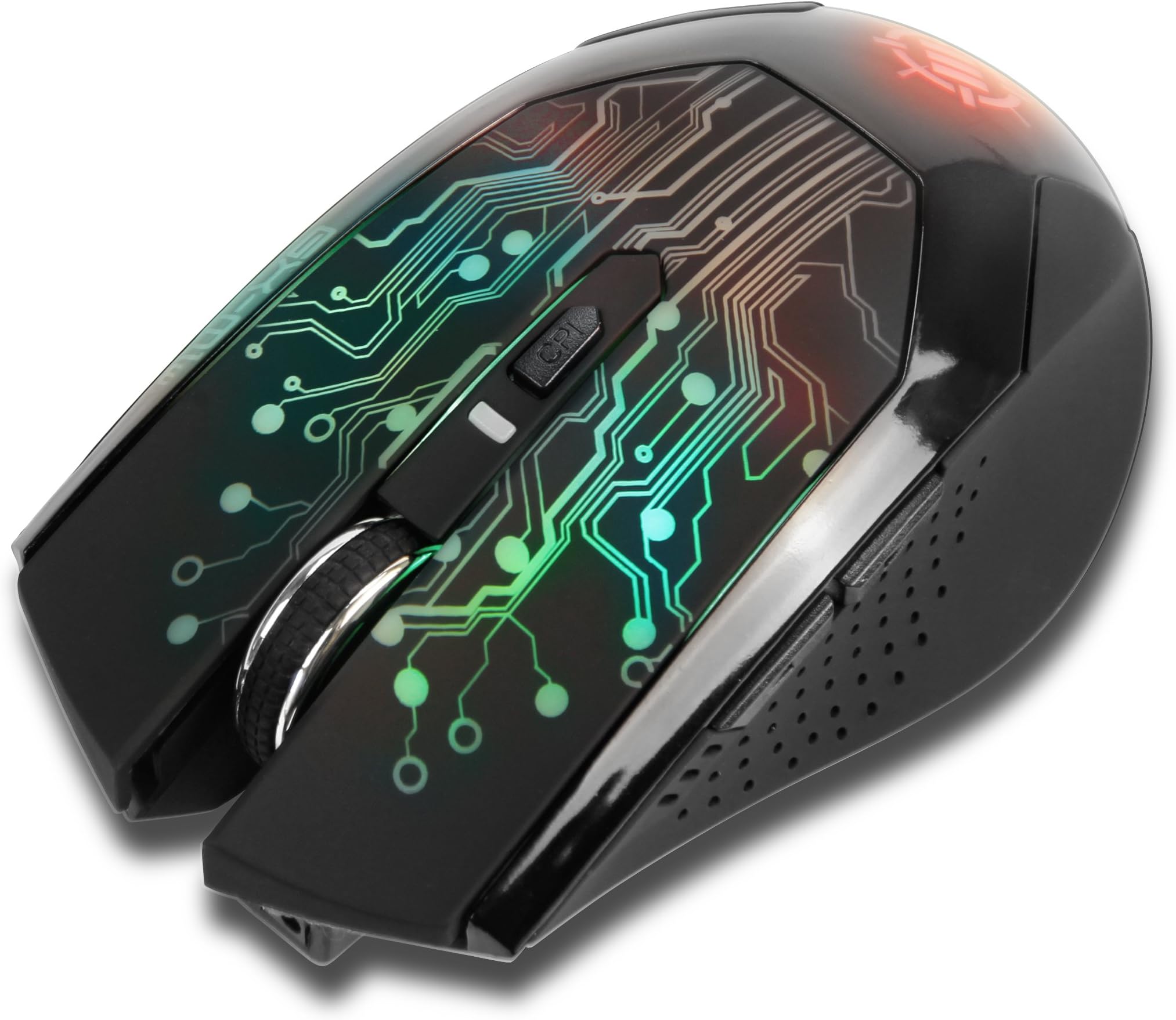 ENHANCE Wireless Gaming Mouse with 3500 DPI , Precision Optical Sensor , Ergonomic Profile , Multi-Color LED Design for Dota 2 , League of Legends , World of Warcraft: Legion , Battlefield 1 and More