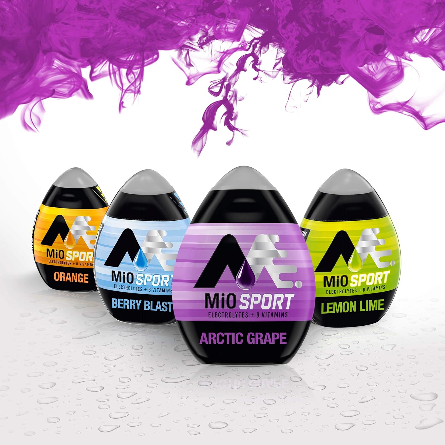 MiO Sport Arctic Grape Liquid Water Enhancer (1.62 fl oz Bottle) : Beverage Flavoring Syrup : Grocery & Gourmet Food