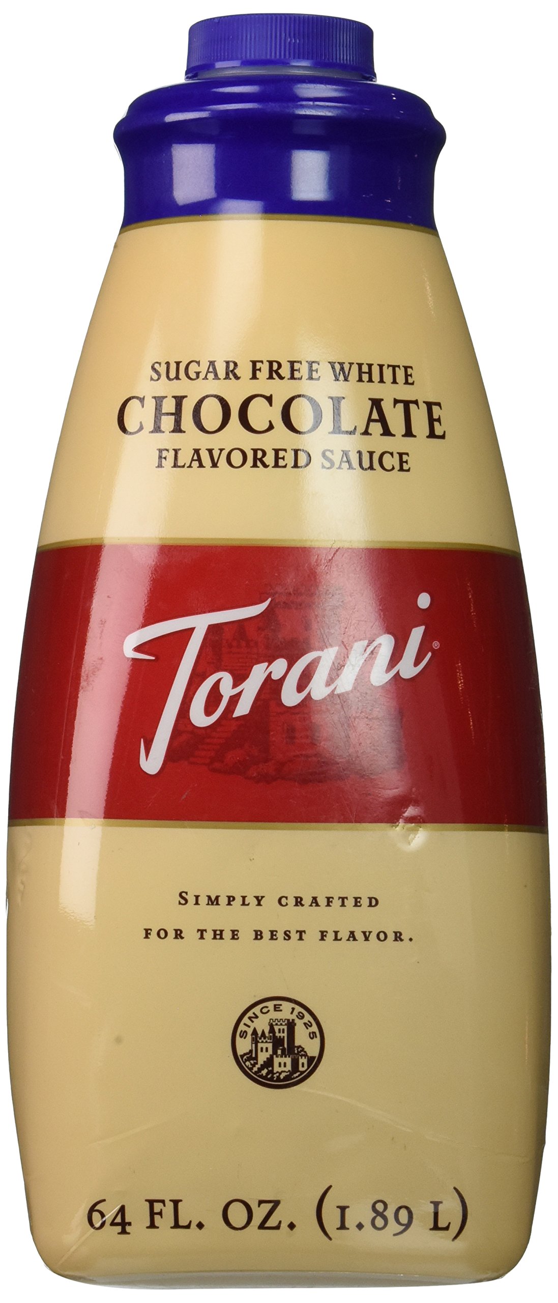 Torani Sugar Free White Chocolate Sauce, 64Ounce Buy Online in United