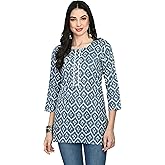 AnjuShree Choice Women Indian Short Kurtis for women - (Order 1 Size Bigger)