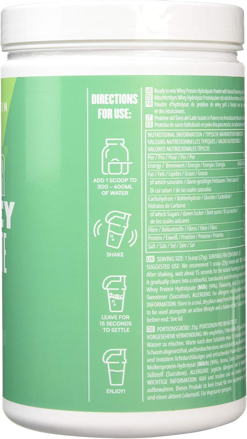 MyProtein Clear Whey Isolate Mojito 500g, 500 g (20 Servings) - Image 3
