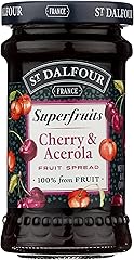 St. Dalfour Superfruits Cherry & Acerola Fruit Spread - 6 oz - 100% from Fruit, Gluten-Free, No Artificial Ingredients, Non-G