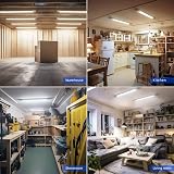 Barrina LED Batten Light 2FT 20W 2200lm 3000K 4000K 6500K Color Changeable view 5