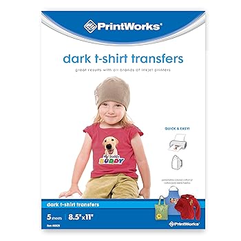 Printworks Dark T-Shirt Transfers