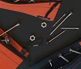 PRESCH Presch Tool Case Set of 3 Empty Carabiner Zip Pouches Small Med view 6