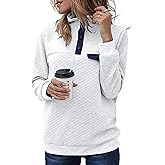 BTFBM Women Fashion Quilted Pattern Lightweight Zipper Long Sleeve Plain Casual Ladies Sweatshirts Pullovers Shirts Tops