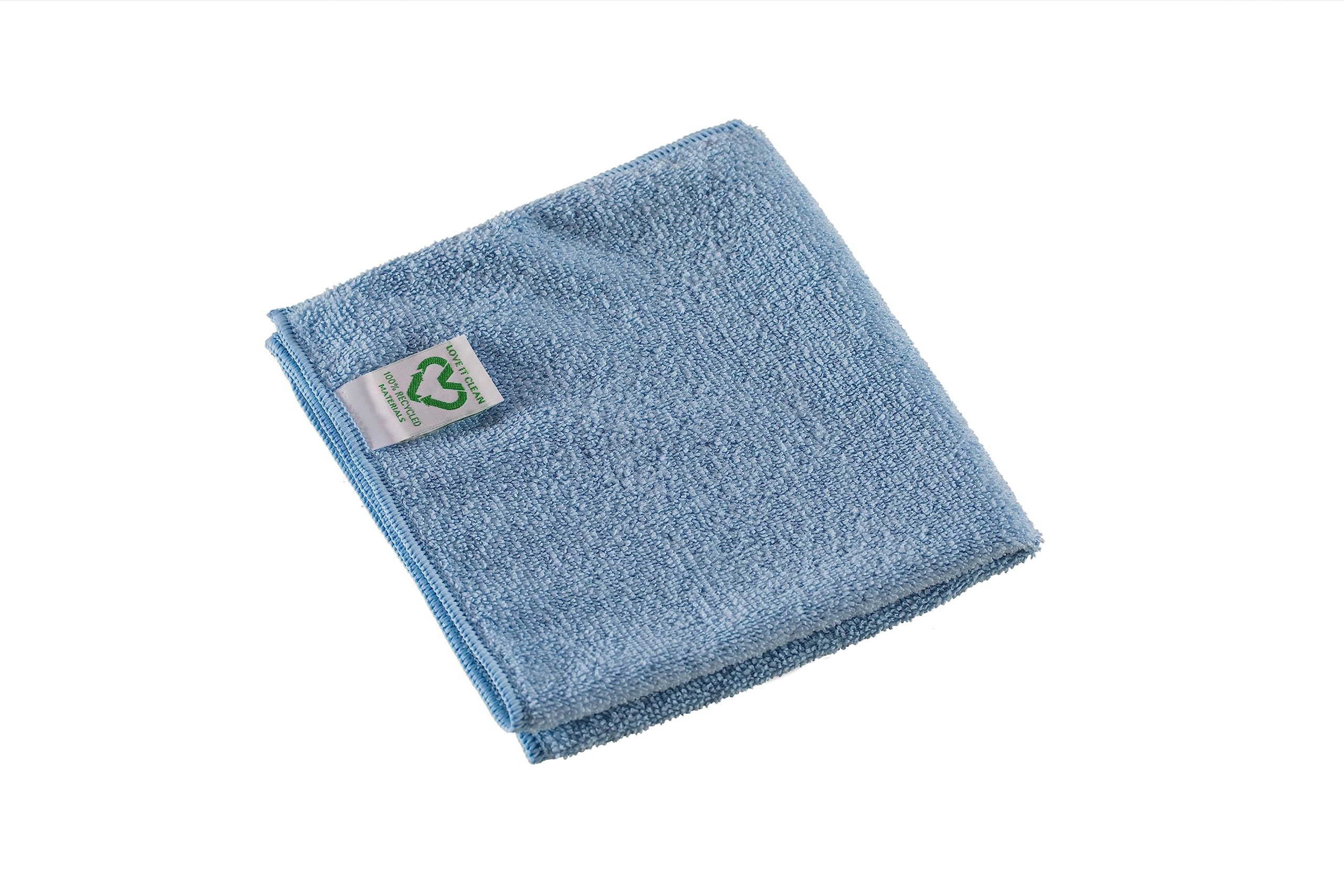 Vileda Professional r-MicroTuff Swift recycled microfibre cloth | Reusable and washable cleaning cloth | Up to 500 washes | Nordic Swan certified | 100% recycled PET | For all surfaces | 35x38 cm