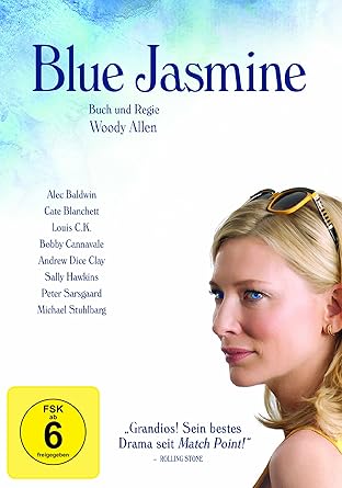 Blue Jasmine Amazon De Alec Baldwin Cate Blanchett Sally Hawkins Bobby Cannavale Michael Stuhlbarg Woody Allen Alec Baldwin Cate Blanchett Dvd Blu Ray