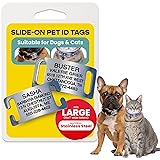 LuckyPet Slide-On Pet ID Tags - Personalized Dog