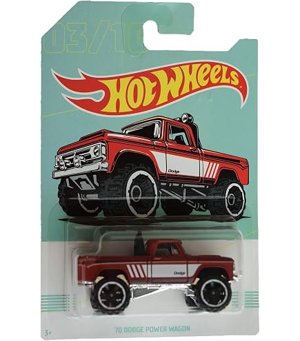 Amazon.com: Hot Wheels Dodge Power Wagon, [Dark Blue] 8/10 : Toys