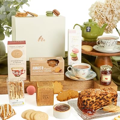 Luxury Afternoon Tea Hamper Clearwater Hampers Gift Box Gourmet Treats