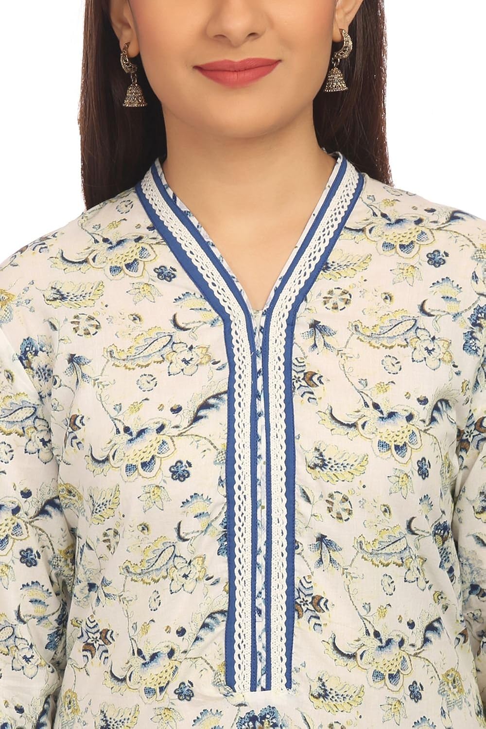 biba women's straight salwar suit