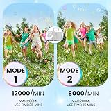 Tecnock Bubble Machine Automatic Bubble Blower 15000+ Bubbles/Min 2 Speed view 3