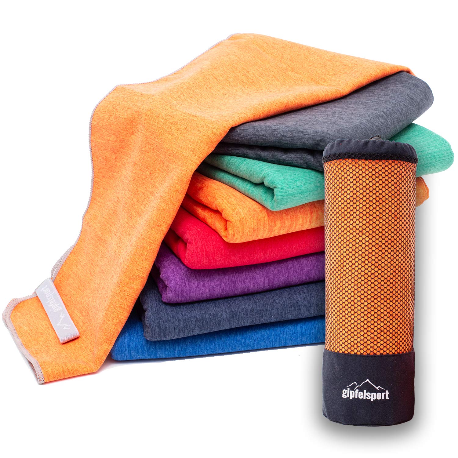 gipfelsport Microfibre Towel orange 1x L(140x70cm) — image 1