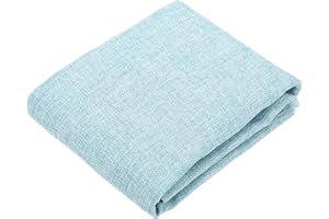 uxcell Light Blue Speaker Grill Cloth 20"x58" Stereo Box Fabric Protective Dustproof Mesh Breathable Replacement Cover for Home Stage Speakers,Media Cabinet,KTV Box(0.5x1.48m)