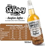 The Skinny Food Co Bonfire Toffee Syrup Zero Calorie 1L Vegan Sugar Free view 6