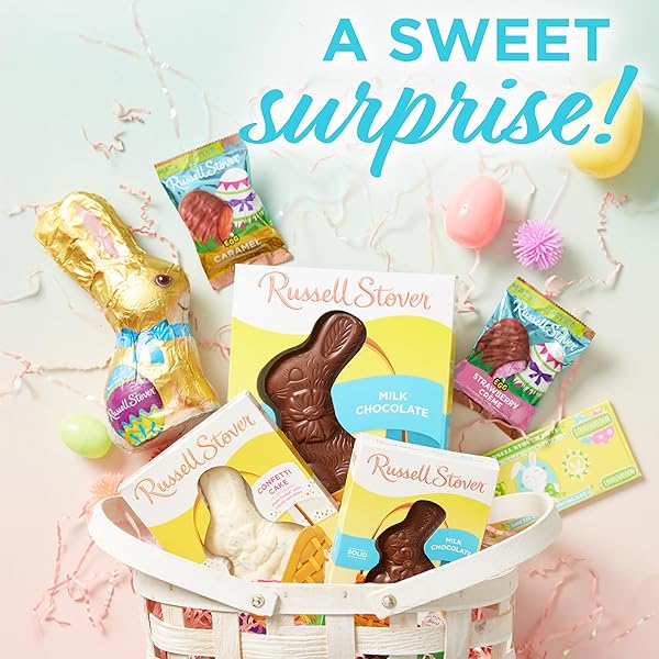 RUSSELL STOVER EASTER STRAWBERRY CRÈME MILK CHOCOLATE EASTER EGG, 1.3 OZ EACH (PACK OF 18)