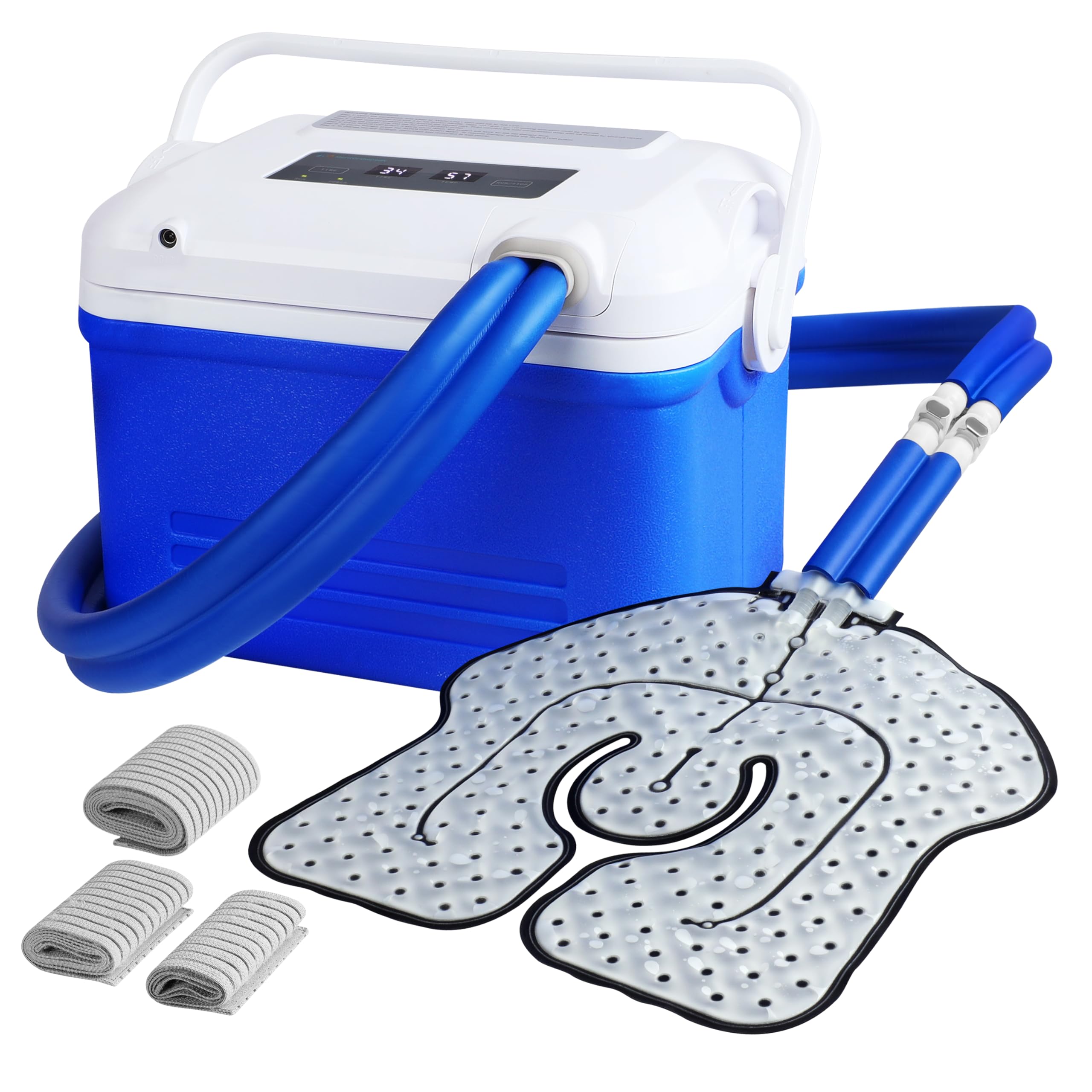 Photo 1 of Fuptos Cold Therapy Machine for Knee & Shoulder, FSA HSA Eligible, Pain Relief, Post-Surgery Recovery, Cryotherapy for Muscle Recovery, Sports Injuries, Digital Timer, Quiet Pump, Universal Ice Pad