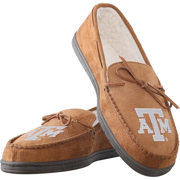 Men's Tampa Bay Lightning FOCO Colorblock Moccasin Slippers