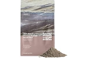 Numeira Dead Sea Mud Powder 100% Pure Cosmetic Clay Powder Rich in Minerals - Gentle Face Exfoliator Powder for Deep Cleansing, Body Scrub, or Clay Mud Mask - Pore Cleansing & Skin Detox - 1kg