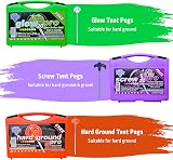 Blue Diamond Heavy Duty Tent Pegs 20 Pack Galvanized Steel Carry Case view 2