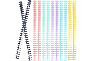 SEWACC 12 Pcs Binder Mechanism Plastic Binding Spines Combs Binder Book Replacement Notebook Binding Spines 30 Rings