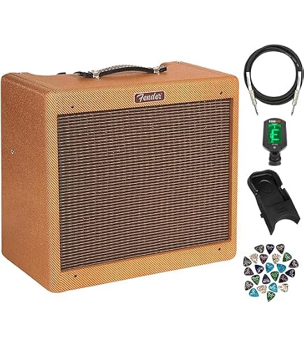 fender blues junior pedals Guitar Amplifier, Lacquered Tweed, with 2-Year Warranty gps tracker theres nothing like it Colour:Gloss Black / Black Lens WICKED CHILI Spiegel für
