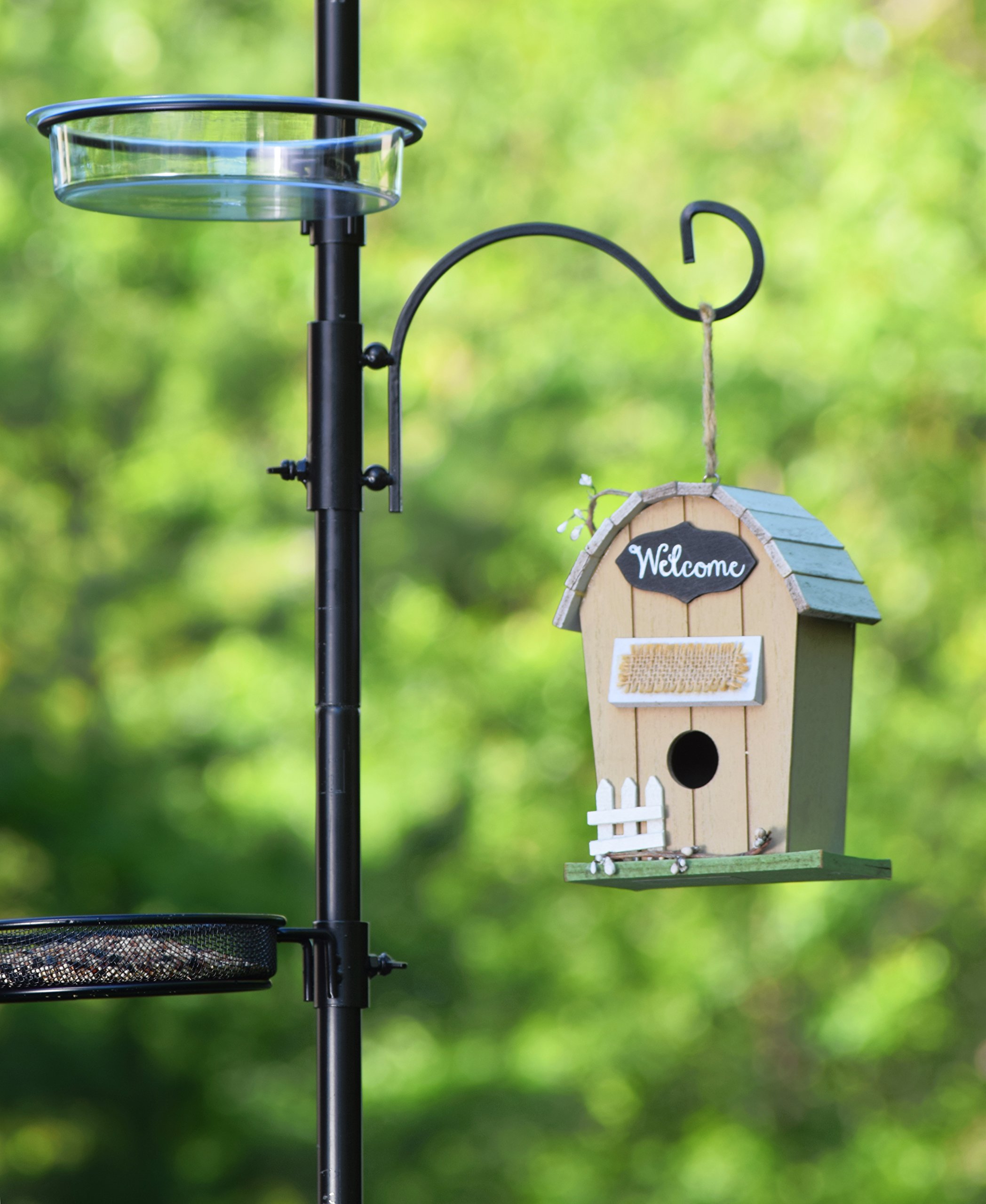 Ashman Premium Bird Feeding Station Kit, 22" Wide x 92" Tall (82" above