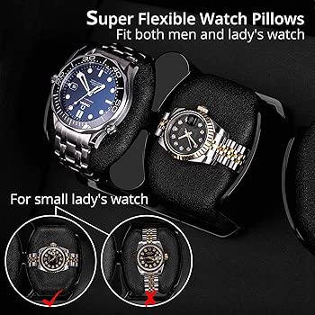 Watch Winder For Rolex Automatic Watches With Flexible Watch Pillows Wooden Shell Powered By Japanese Motor Built In Led Illuminated Usb Power