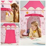 SONGMICS Princess Castle Play Tent Girls Kids Indoor Outdoor Teepee LPT01PK view 5
