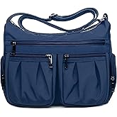 VOLGANIK ROCK Crossbody Purses for Women Shoulder Handbags Lightweight Waterproof Nylon Travel Bag Ladies Pocketbooks