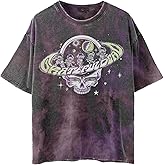 Grateful Dead Unisex-Adult Grateful Dead Astronaut Bear Planet Tiedye T-Shirt